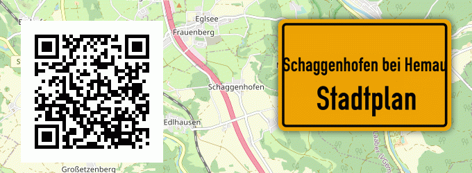 Stadtplan Schaggenhofen bei Hemau