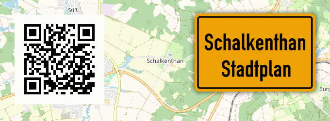 Stadtplan Schalkenthan