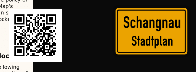 Stadtplan Schangnau