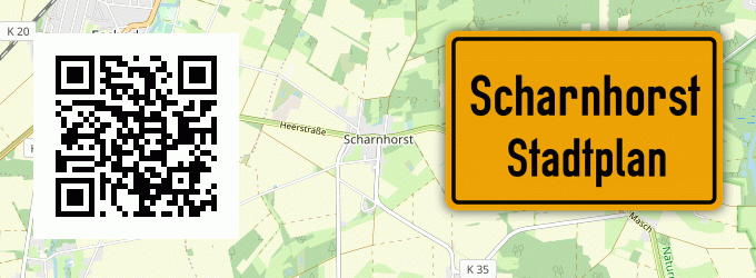 Stadtplan Scharnhorst