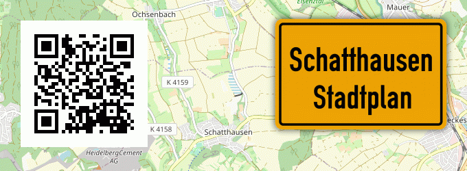 Stadtplan Schatthausen