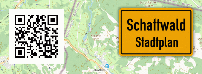 Stadtplan Schattwald