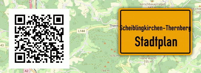Stadtplan Scheiblingkirchen-Thernberg