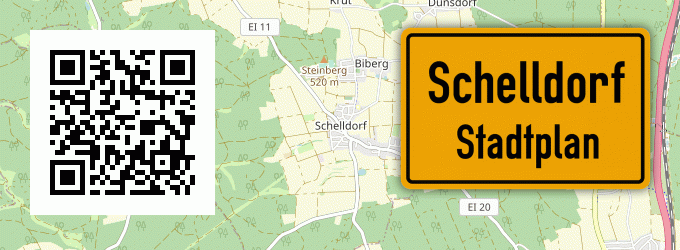 Stadtplan Schelldorf