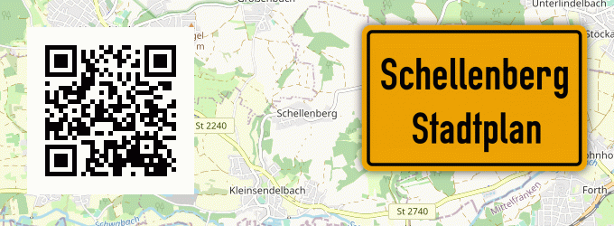 Stadtplan Schellenberg