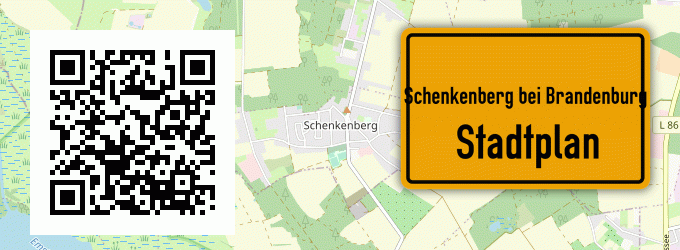 Stadtplan Schenkenberg bei Brandenburg