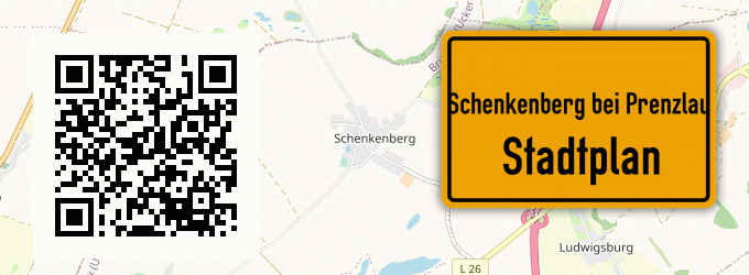 Stadtplan Schenkenberg bei Prenzlau