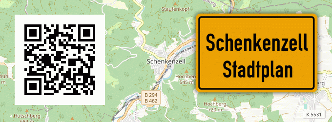 Stadtplan Schenkenzell