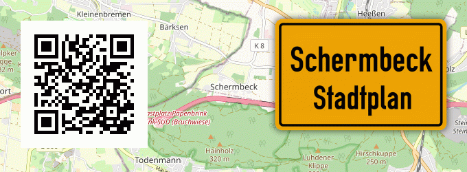 Stadtplan Schermbeck