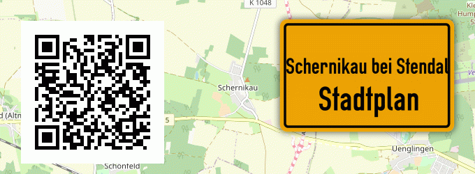 Stadtplan Schernikau bei Stendal