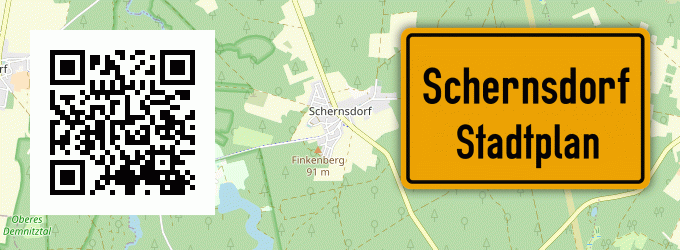 Stadtplan Schernsdorf