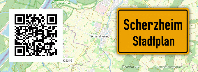 Stadtplan Scherzheim