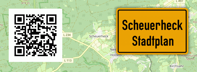 Stadtplan Scheuerheck