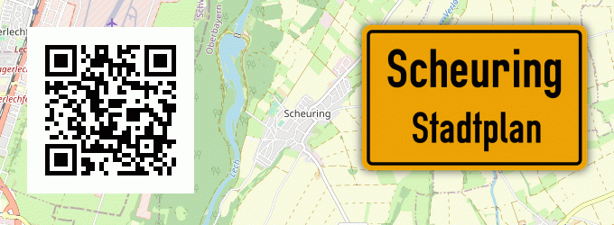 Stadtplan Scheuring
