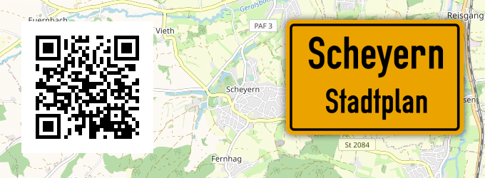 Stadtplan Scheyern