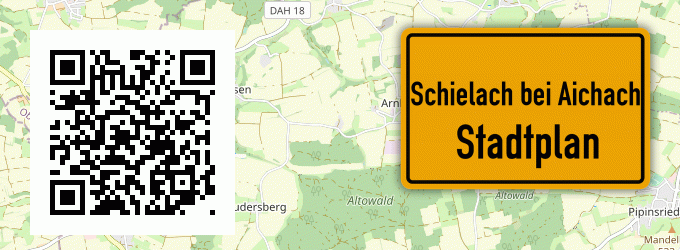 Stadtplan Schielach bei Aichach