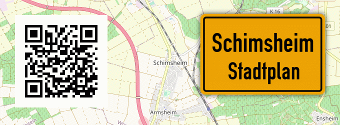 Stadtplan Schimsheim