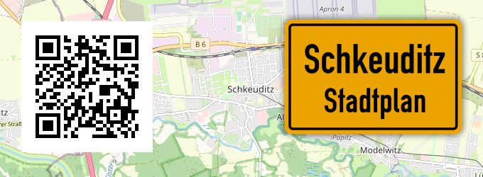 Stadtplan Schkeuditz