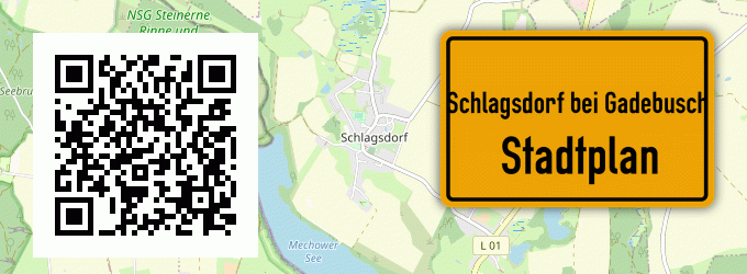 Stadtplan Schlagsdorf bei Gadebusch