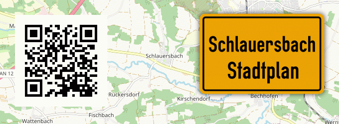 Stadtplan Schlauersbach