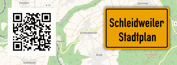 Stadtplan Schleidweiler