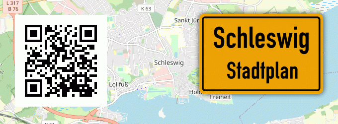 Stadtplan Schleswig