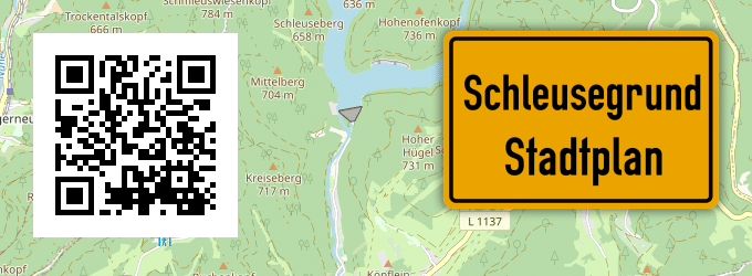 Stadtplan Schleusegrund
