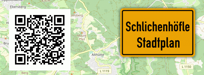 Stadtplan Schlichenhöfle