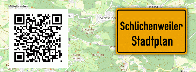 Stadtplan Schlichenweiler