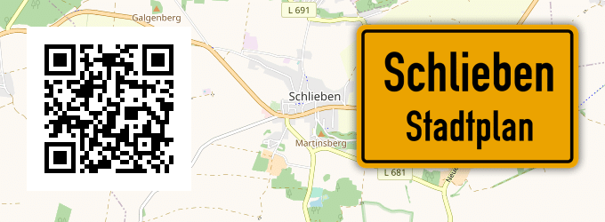 Stadtplan Schlieben