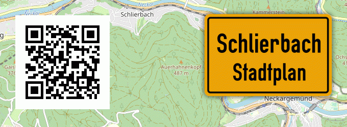 Stadtplan Schlierbach, Hessen