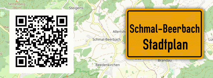 Stadtplan Schmal-Beerbach