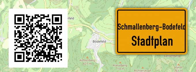 Stadtplan Schmallenberg-Bodefeld