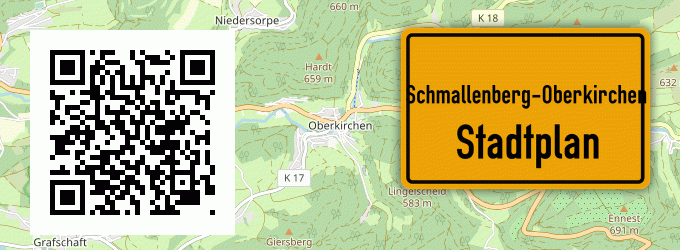 Stadtplan Schmallenberg-Oberkirchen