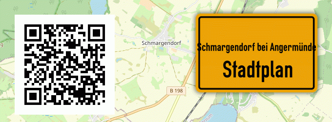 Stadtplan Schmargendorf bei Angermünde