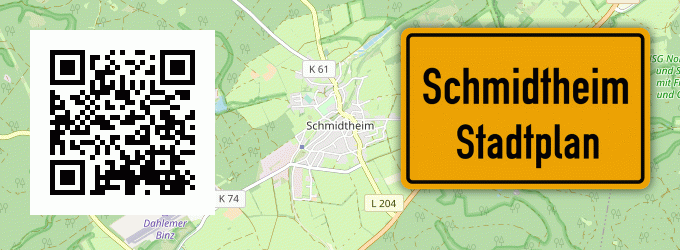 Stadtplan Schmidtheim