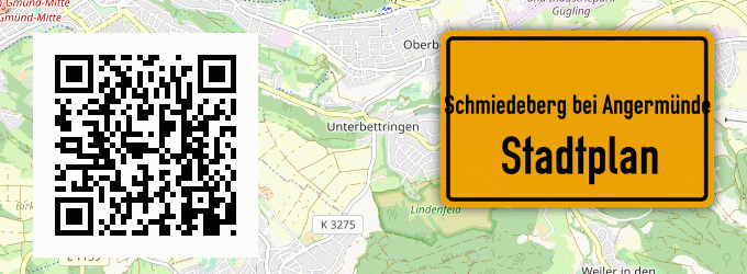 Stadtplan Schmiedeberg bei Angermünde