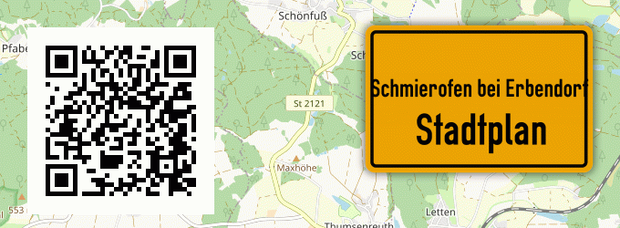Stadtplan Schmierofen bei Erbendorf
