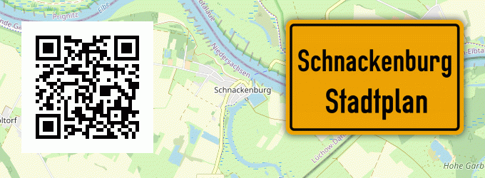 Stadtplan Schnackenburg