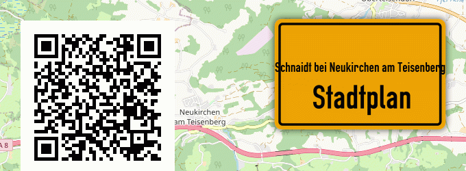 Stadtplan Schnaidt bei Neukirchen am Teisenberg