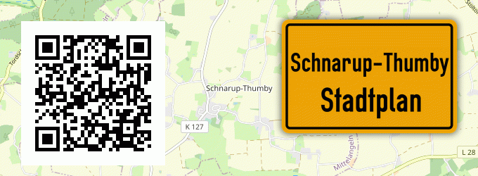 Stadtplan Schnarup-Thumby