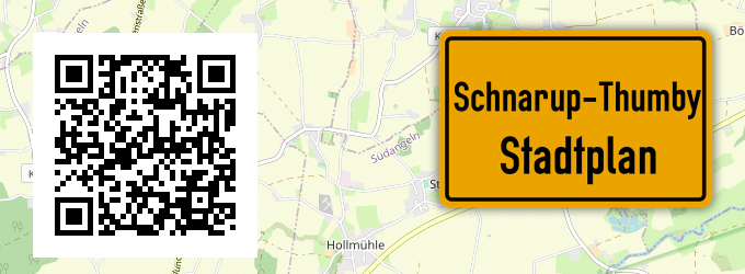 Stadtplan Schnarup-Thumby