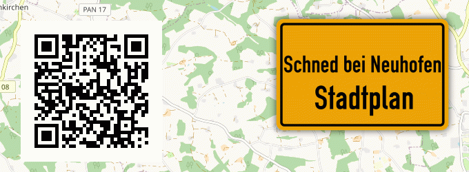 Stadtplan Schned bei Neuhofen