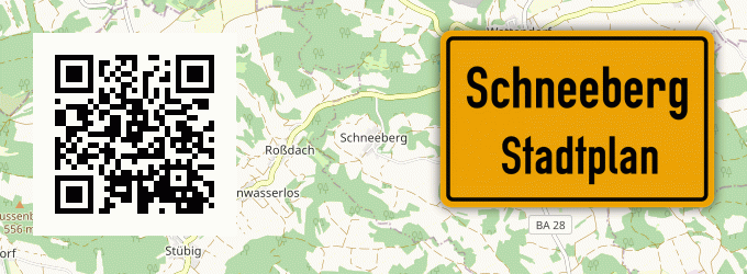 Stadtplan Schneeberg