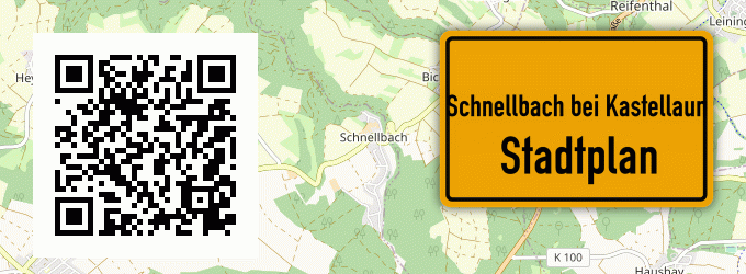 Stadtplan Schnellbach bei Kastellaun
