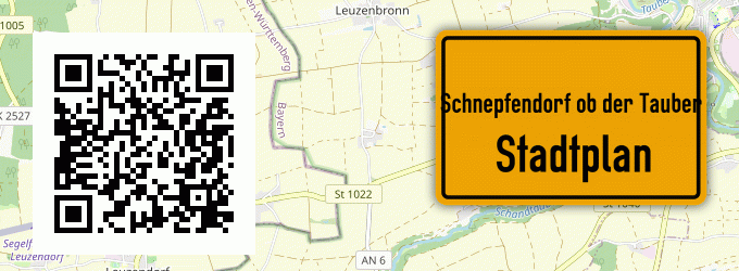 Stadtplan Schnepfendorf ob der Tauber