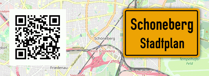 Stadtplan Schoneberg