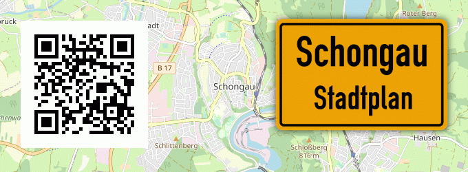Stadtplan Schongau