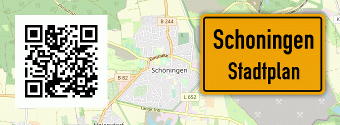 Stadtplan Schoningen, Solling