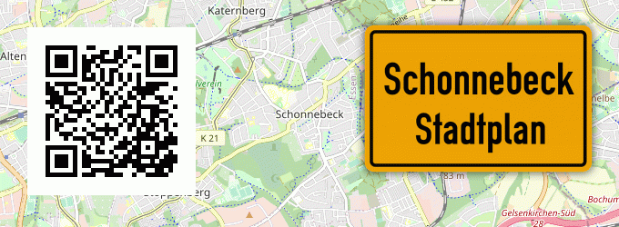 Stadtplan Schonnebeck